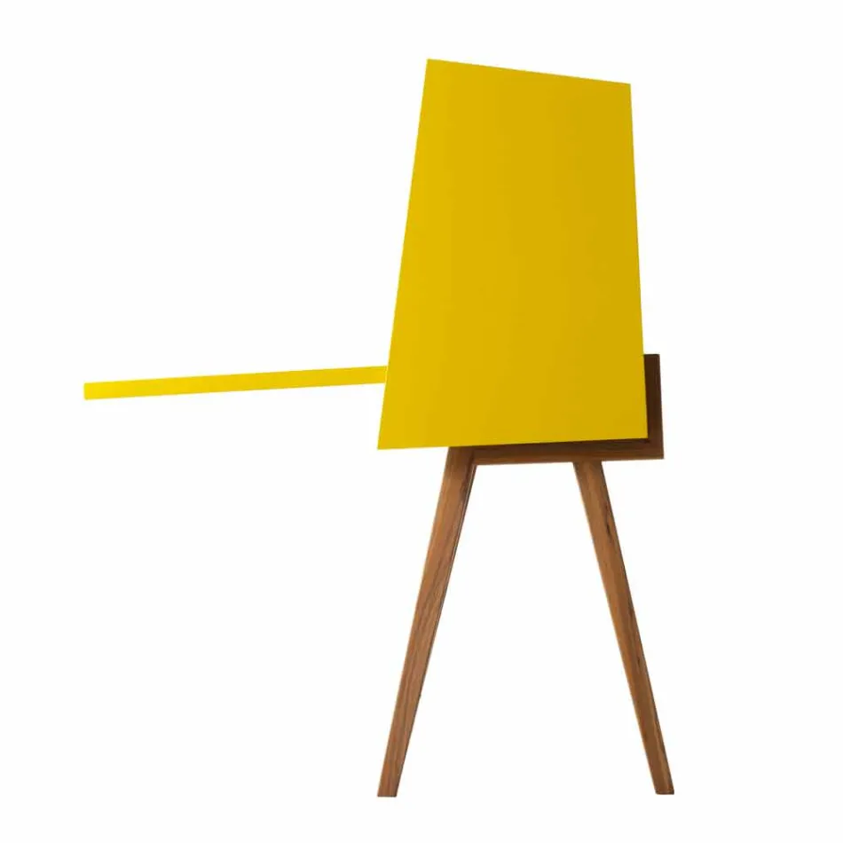 Dizajni tavolinë shkrimi me shumë shtresa druri Grilli Hemingway e bëri Italinë Viadurini