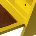 Tavolina e shkrimit moderne në kompensatë Grilli Hemingway e bëri Italinë Viadurini