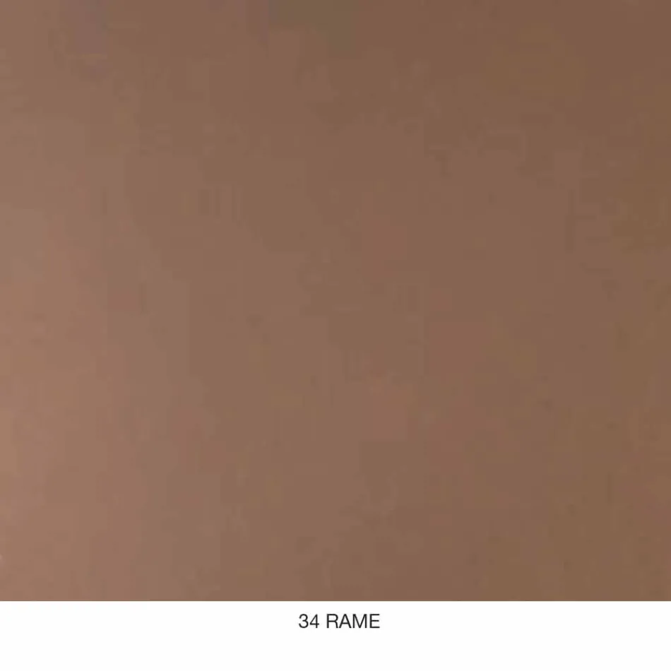 Tavolinë moderne në metal me ngjyra dhe dru lisi të dizajnit italian - Nadin Viadurini