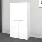 Tavolinë muri e bardhë moderne me dizajn italian të lëmuar - Ghero Viadurini