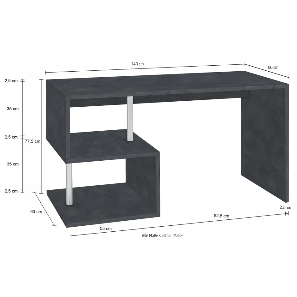 Tavolinë e bardhë ose rrasa në dru me dizajn italian 3 përmasa - Michel Viadurini