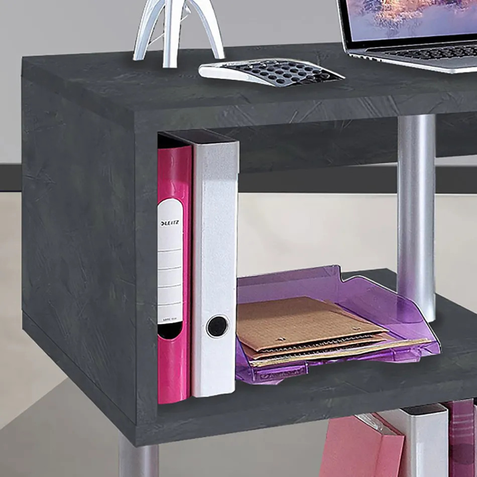 Tavolinë e bardhë ose rrasa në dru me dizajn italian 3 përmasa - Michel Viadurini