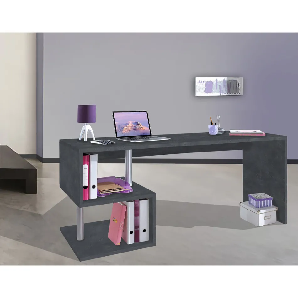 Tavolinë e bardhë ose rrasa në dru me dizajn italian 3 përmasa - Michel Viadurini