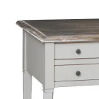 Tavolinë me 5 sirtarë në dru të fortë Prodhuar në Itali - Fontus Viadurini