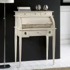 Tavolinë me 6 sirtarë të jashtëm, 3 sirtarë të brendshëm dhe 1 ndarje të prodhuara në Itali - Marte Viadurini