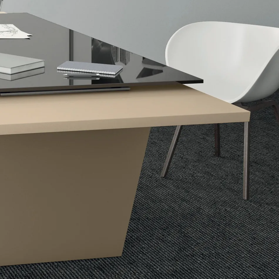 Tavolinë me majë xhami Andrea Stramigioli - Frafalla Viadurini