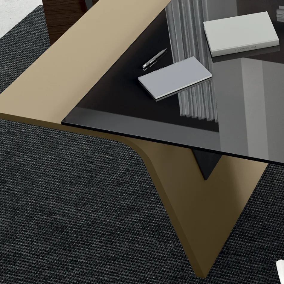 Tavolinë me majë xhami Andrea Stramigioli - Frafalla Viadurini