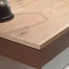 Tavolinë muri në Melamine dhe Metal me sirtar prodhuar në Itali - Silicon Viadurini