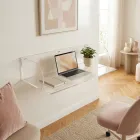 Tavolinë muri Otilia prej pleksiglasi me një dizajn minimalist të prodhuar në Itali Viadurini