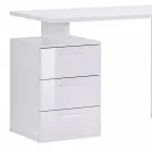 Tavolinë zyre këndore në përfundime druri melamine 2 - Analuisa Viadurini