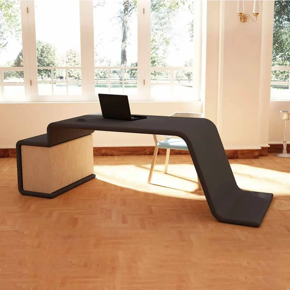 Tavolinë zyre me arkat prej druri të bëra në Itali, Terralba Viadurini