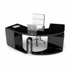 Dizajnimi i tryezës së zyrave me sirtarë të bërë në Itali, Milazzo Viadurini