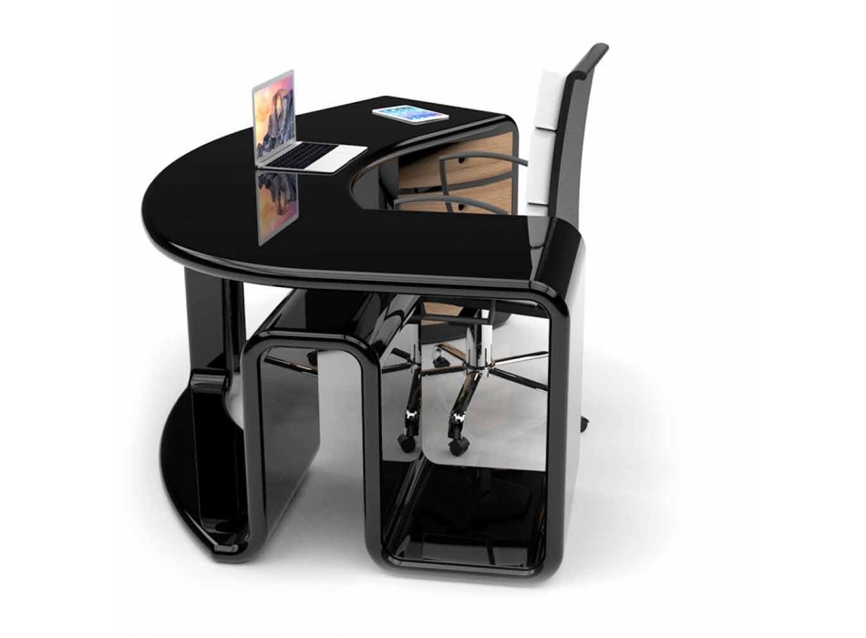 Dizajnimi i tryezës së zyrave me sirtarë të bërë në Itali, Milazzo Viadurini