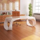 Tavolinë zyre moderne e projektimit e bërë në Itali, Terenzo Viadurini