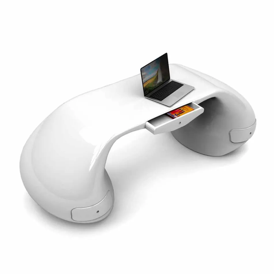 Tavolinë zyre me dizajn modern të bërë në Itali, Telese Viadurini