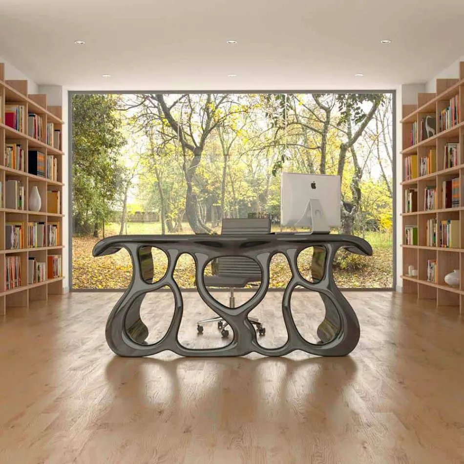 Tavolinë zyre moderne e dizajnit e prodhuar në Itali, Mirto Viadurini