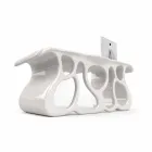 Tavolinë zyre moderne e dizajnit e prodhuar në Itali, Mirto Viadurini