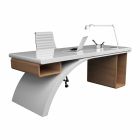 Tavolina prej zyre prej druri dhe Ura Adamantx®, e bërë në Itali Viadurini