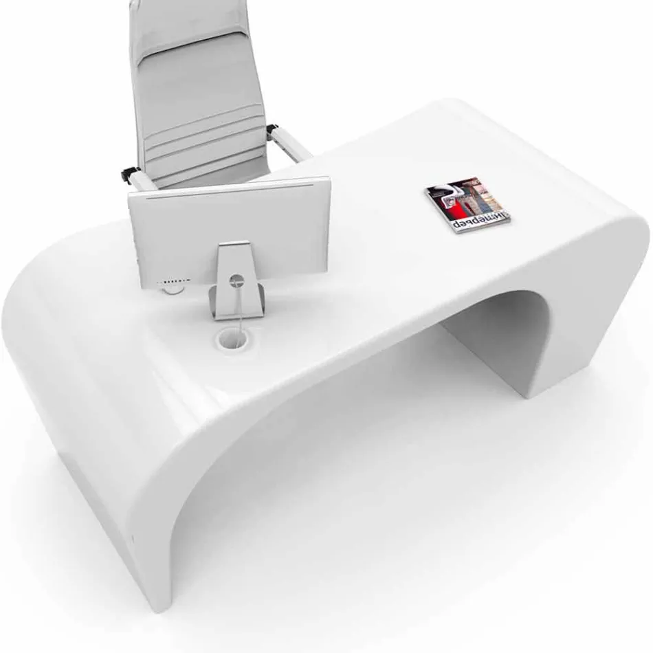 Tavolinë moderne e zyrave e bërë në Itali, Miglianico Viadurini