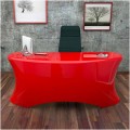 Tavolina moderne e zyrës Ely, e bërë në Itali, e disponueshme në të zezë, të bardhë, të kuqe