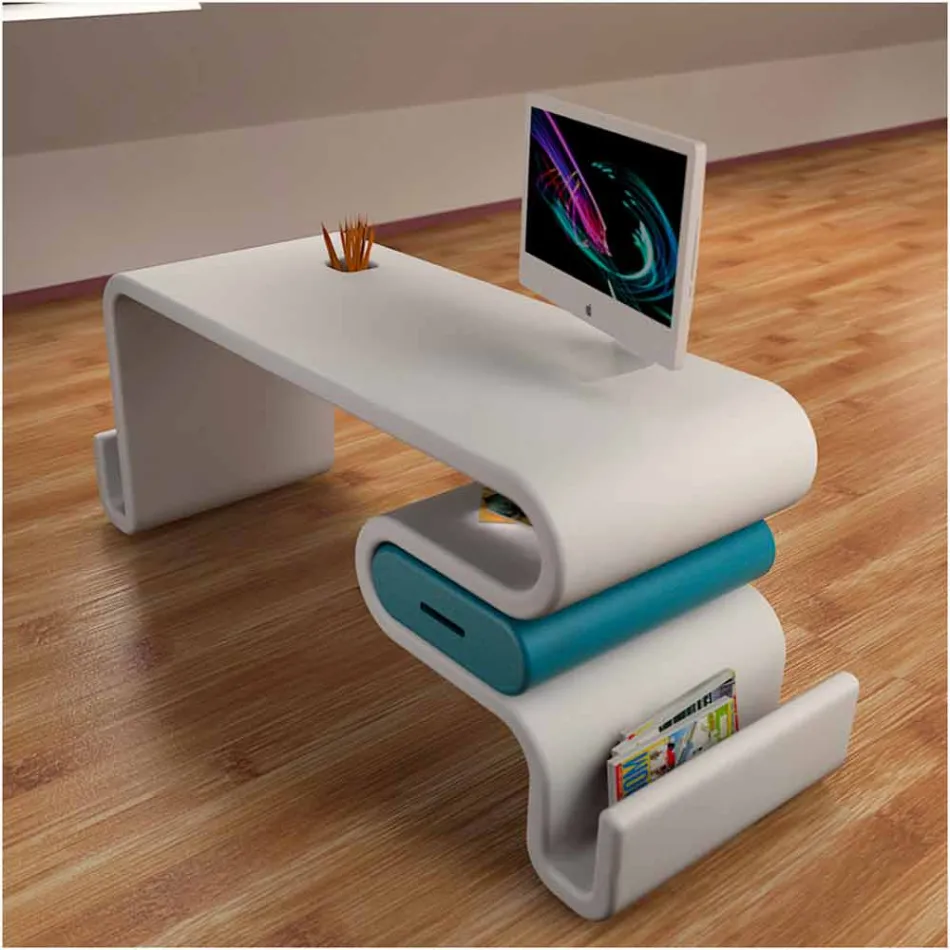 Tavolinë moderne e projektimit Flex Made in Italy Viadurini