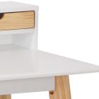 Tavolinë dizenjimi në Top prej druri pishe dhe Mdf me llak mat - Kanada Viadurini