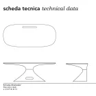 Tavolinë Karim Rashid në rrëshirë - Smania Viadurini