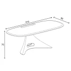 Tavolinë Karim Rashid në rrëshirë - Smania Viadurini