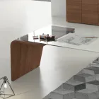 Tavolinë ekzekutive nga Andrea Stramigioli - Butterfly Viadurini