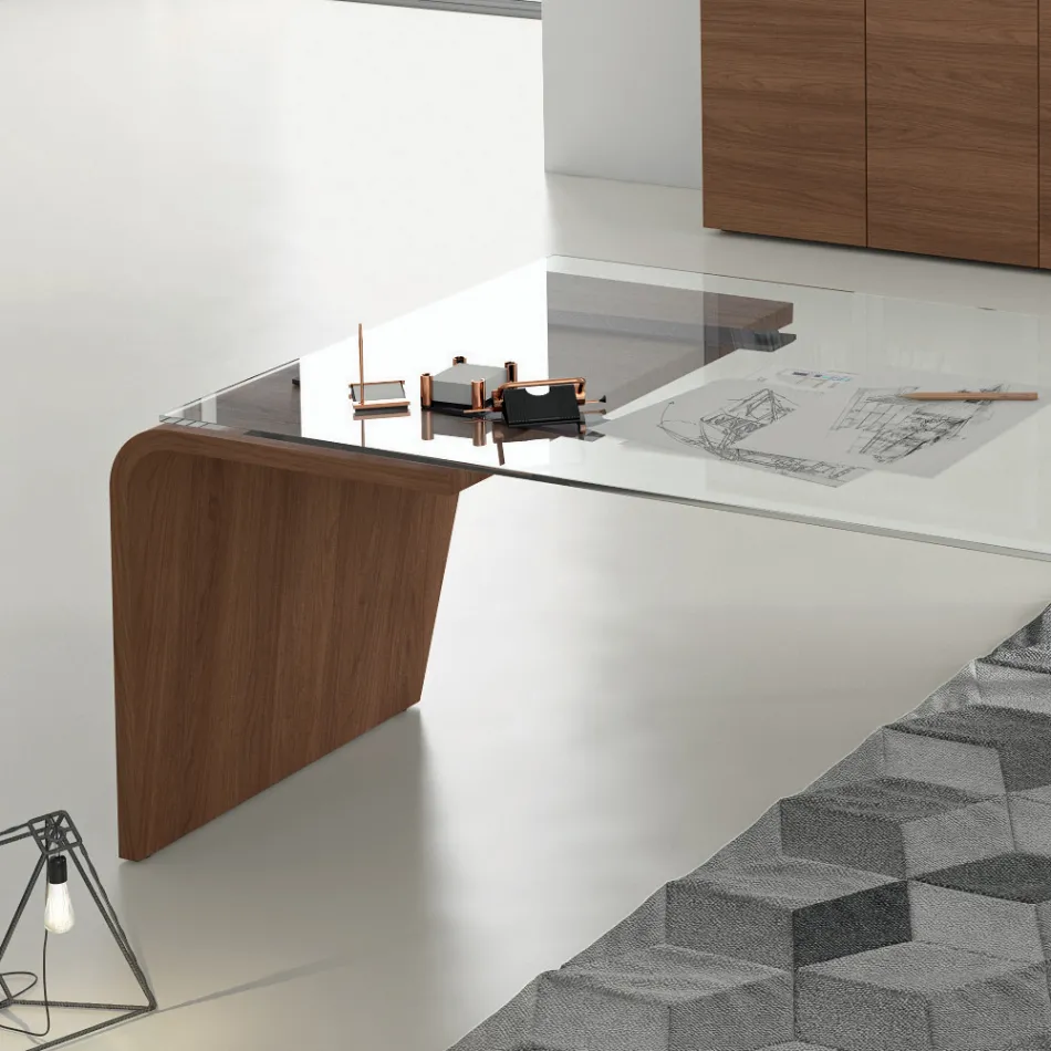 Tavolinë ekzekutive nga Andrea Stramigioli - Butterfly Viadurini