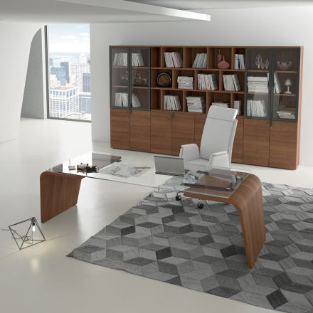 Tavolinë ekzekutive nga Andrea Stramigioli - Butterfly Viadurini