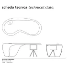 Tavolinë ekzekutive nga Karim Rashid në poliuretani në përfundime të ndryshme - James Viadurini