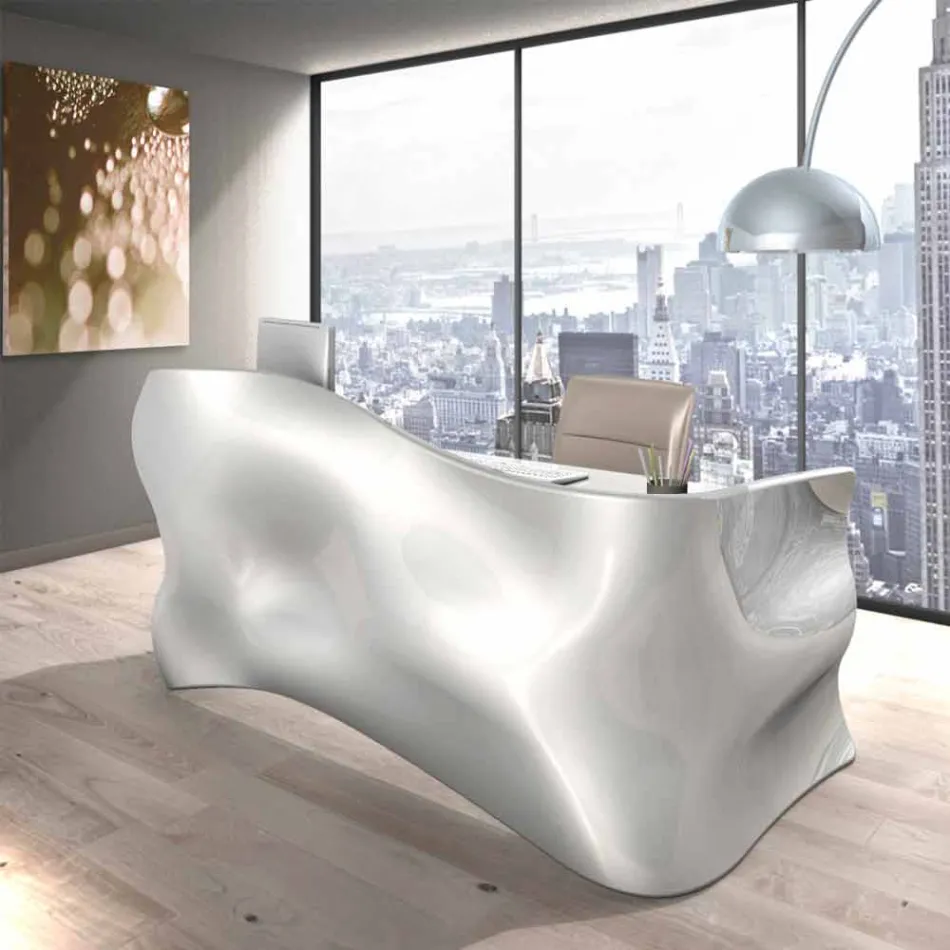 Tavolina bashkëkohore e shkrimit Office Veil, e bërë në Itali Viadurini