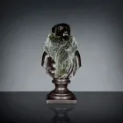 Skulpturë qeramike artizanale e zezë 100% Prodhuar në Itali Fabas 2 Viadurini