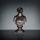 Skulpturë qeramike artizanale e zezë 100% Prodhuar në Itali Fabas 2 Viadurini