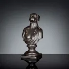 Skulpturë qeramike artizanale e zezë 100% Prodhuar në Itali Fabas 2 Viadurini