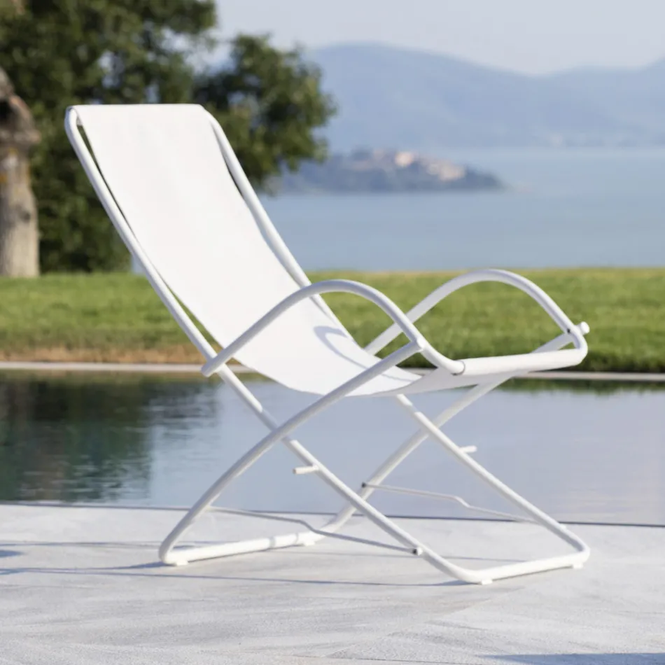 Karrige e palosshme e kopshtit në çelik të galvanizuar Prodhuar në Itali 2 copë - Hobbit Viadurini