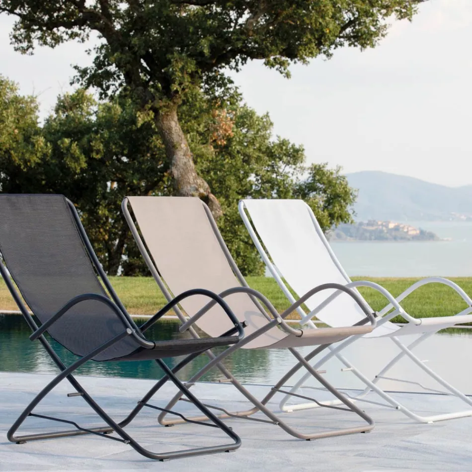 Karrige e palosshme e kopshtit në çelik të galvanizuar Prodhuar në Itali 2 copë - Hobbit Viadurini