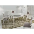 Karrige klasike e veshur me susta në dru arre ose të bardhë Prodhuar në Itali - Caligola Viadurini