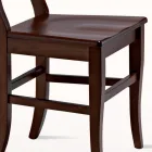 Karrige klasike me dizajn të drurit të ngurtë ahu Prodhuar në Itali - Claudie Viadurini