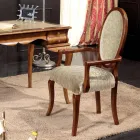 Karrige klasike prej druri dhe pëlhure me ose pa mbështetëse krahu Prodhuar në Itali - Ellie Viadurini