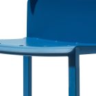 Karrige me ngjyra stackable për natyrë në alumini të prodhuar në Itali - Dobla Viadurini
