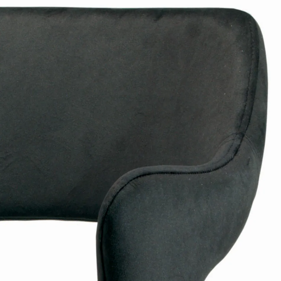 Karrige me krahë të veshur plotësisht dhe këmbë çeliku - Ravenna Viadurini