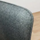 Karrige me këmbë druri dhe ndenjëse prej pëlhure rezistente ndaj njollave - Kandinsky Viadurini