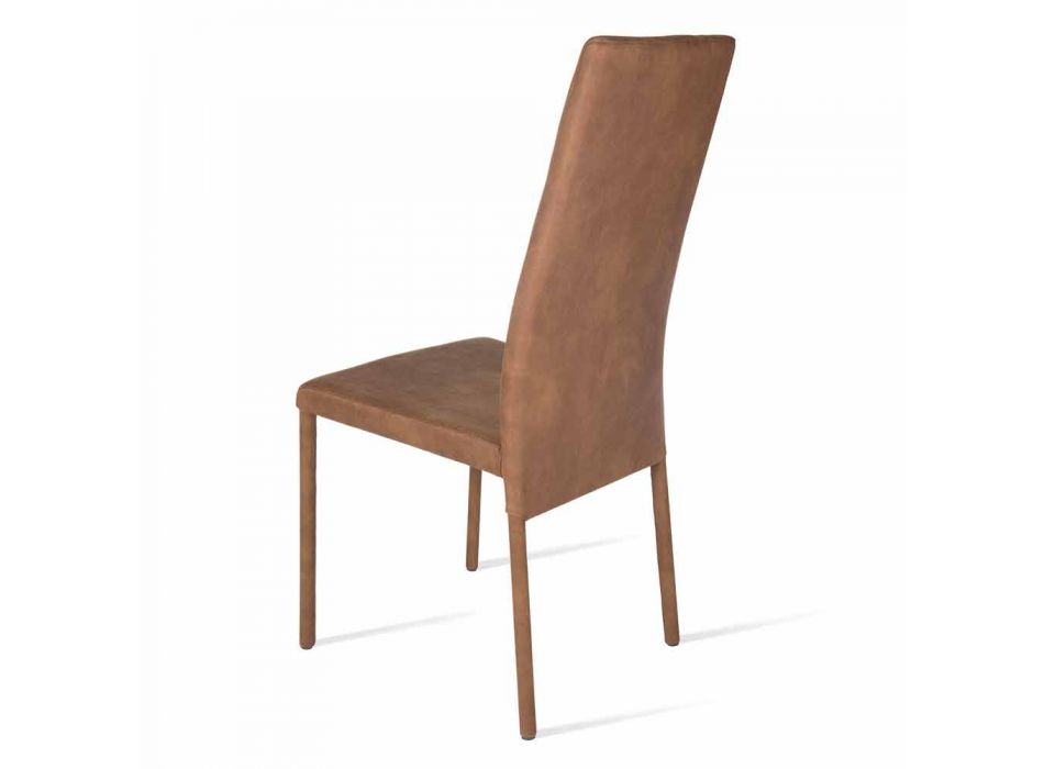 Becca karrige me dizajn modern me takë të lartë, e bërë në Itali Viadurini