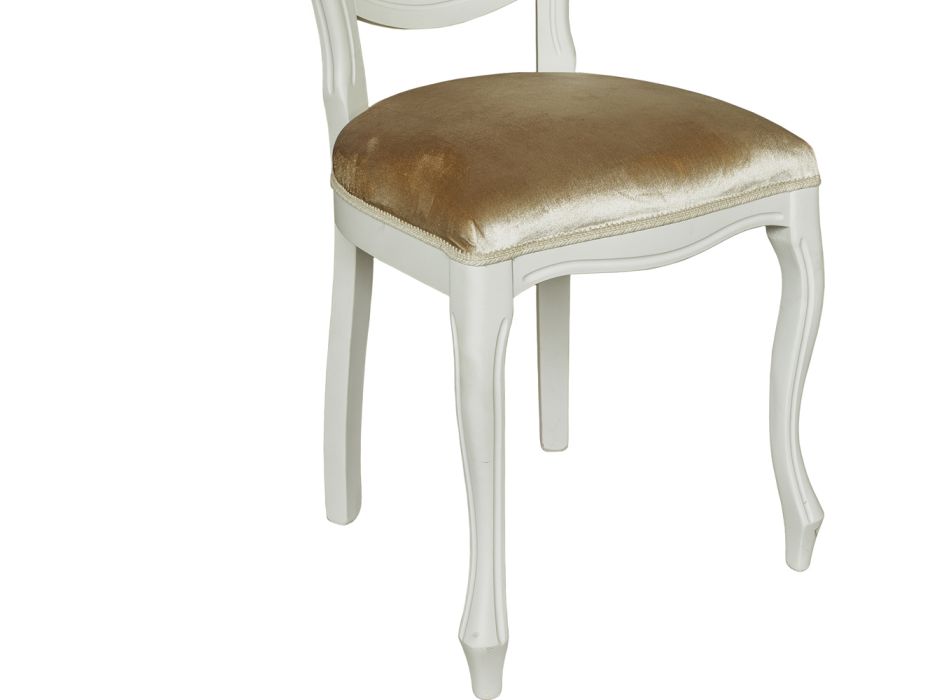 Karrige me ndenjëse shkumë e veshur me pëlhurë e prodhuar në Itali - Iper Viadurini