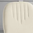 Karrige me sedilje prej pëlhure monokoke dhe këmbë konike Made in Italy - Nezoku Viadurini