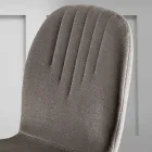 Karrige me sedilje prej pëlhure monokoke dhe këmbë druri Made in Italy - Nezoku Viadurini