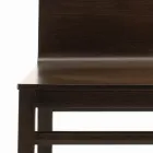 Karrige me strukturë hiri dhe guaskë lisi Prodhuar në Itali - Emilia Viadurini