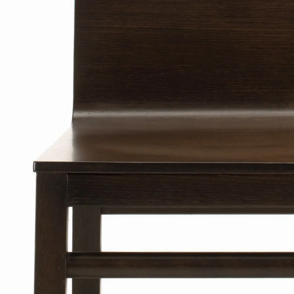 Karrige me strukturë hiri dhe guaskë lisi Prodhuar në Itali - Emilia Viadurini